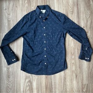 Goodfellow & Co. Navy Blue Button-Down Shirt M